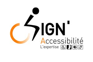 Signalétique et respect de la réglementation d'accessibilité - Semios