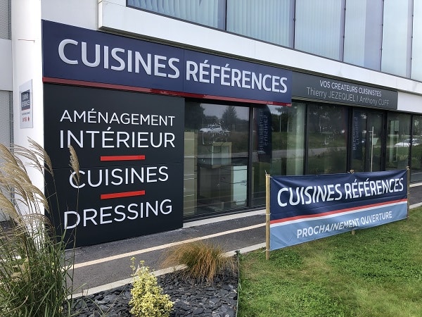 Enseigne lumineuse cuisines références à Guipavas - Semios