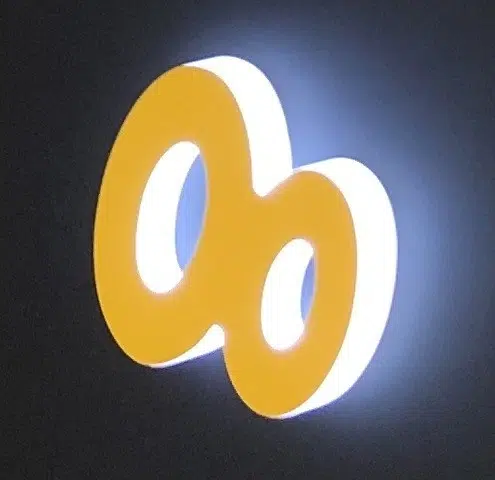 Semios, Logo boitier lumineux super miroos