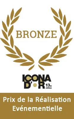 Prix de la réalisation événementielle pour Semios aux Icona d'or 2020
