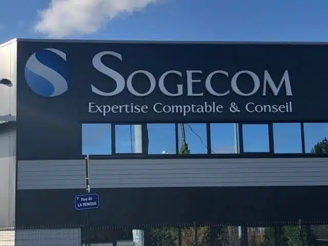 Enseigne LED Sogecom - Semios