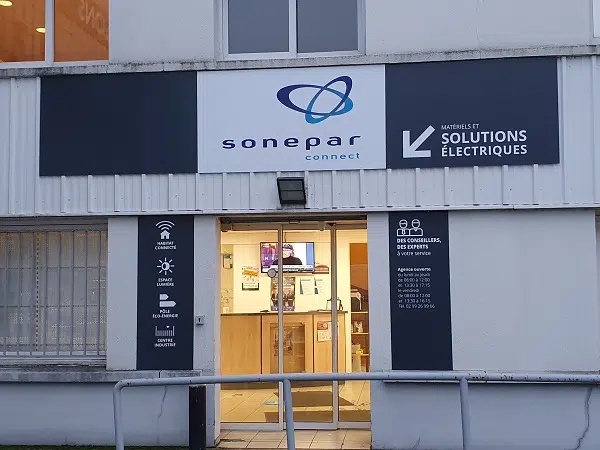 enseigne panneau Sonepar connect - Semios