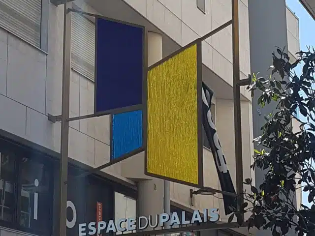 Logo panneaux dacryl Espace du Palais Rouen - Semios