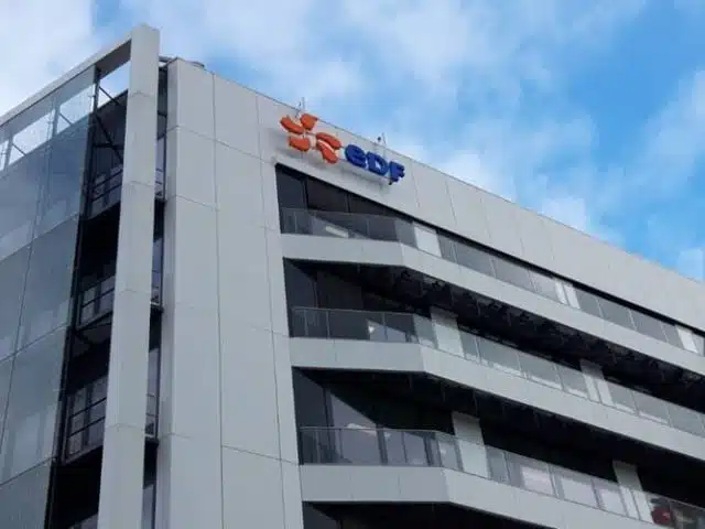 Enseigne et logo boitier lumineux EDF - Semios