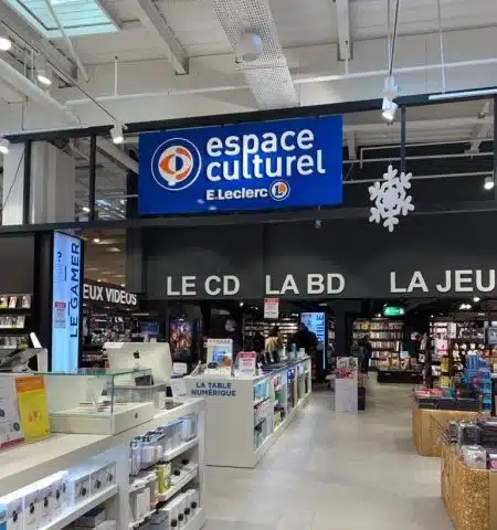 Enseigne espace culturel Leclerc Morlaix