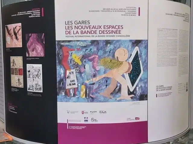 Décoration adhésive Expo SNCF & Festival BD Angoulême - Semios