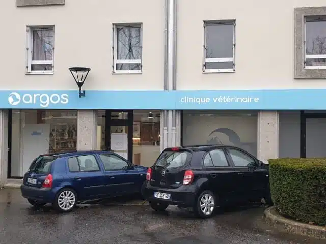 Enseigne bandeau clinique vétérinaires Argos - Semios