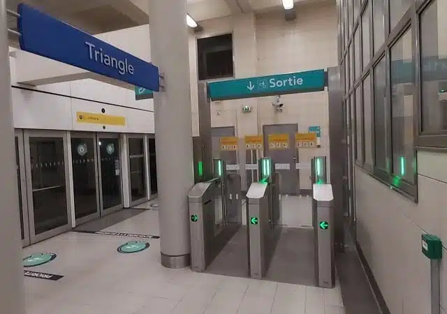 Métro Rennes caisson directionnel - Semios