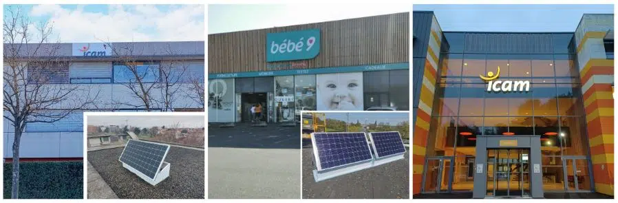 Enseigne solaire 100% autonome - Semios