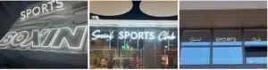 Enseigne lumineuse effet néon pour les salles de sport KeepCool partout en France par Semios